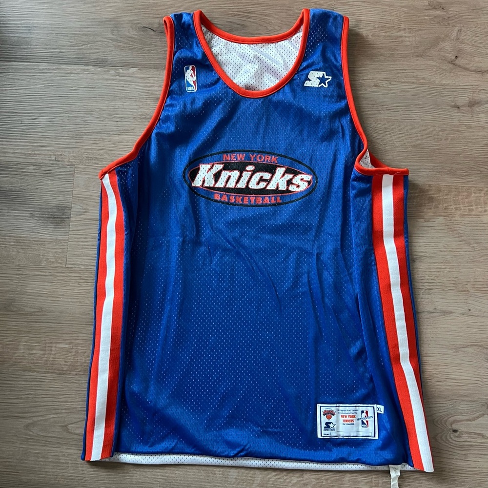 Vintage Starter New York Knicks Authentic Reversible Warmup Jersey